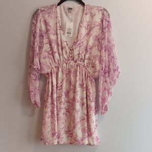 A New Day Pink and White Dress NWT